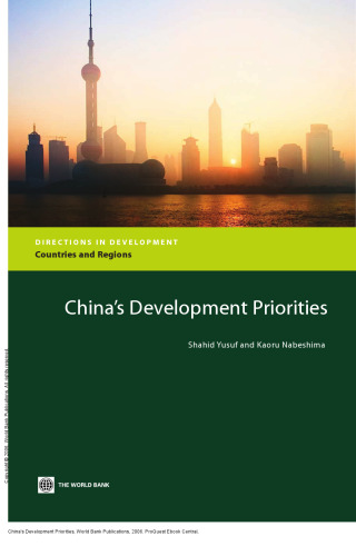 China's Development Priorities