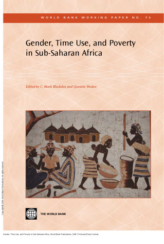 Gender, Time Use, and Poverty in Sub-Saharan Africa