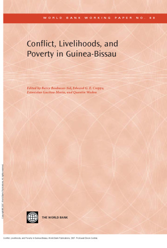 Conflict, Livelihoods, and Poverty in Guinea-Bissau