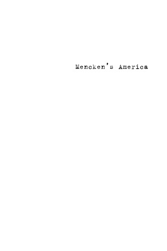 Mencken's America