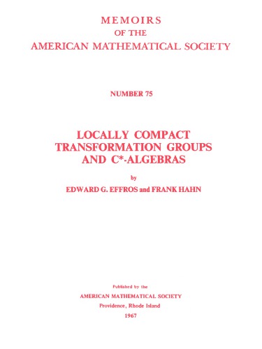 Locally compact transformation groups and C-star-algebras