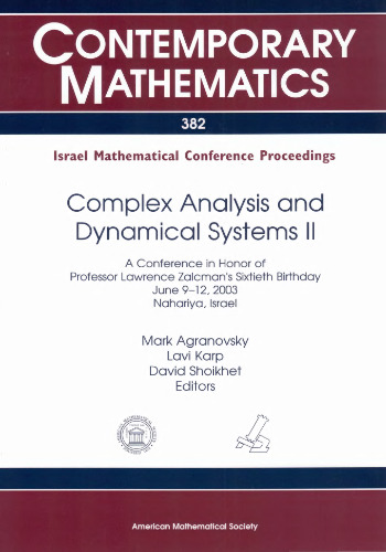 Complex Analysis and Dynamical Systems II