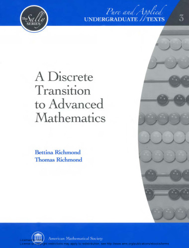 A Discrete Transition to Advanced Mathematics