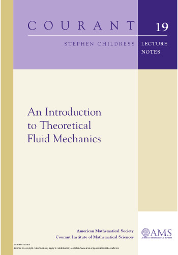 An Introduction to Theoretical Fluid Mechanics