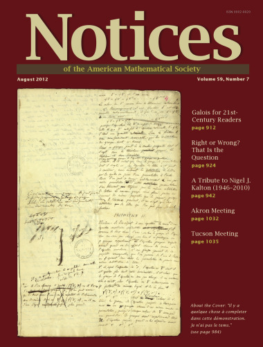 Notices of the American Mathematical Society