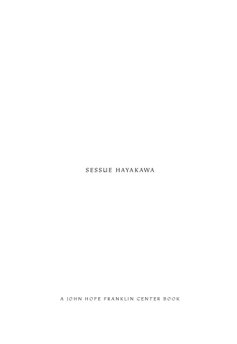 Sessue Hayakawa: Silent Cinema and Transnational Stardom