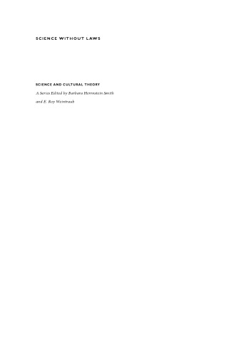 Science without Laws: Model Systems, Cases, Exemplary Narratives