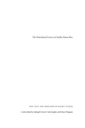 The Postcolonial Careers of Santha Rama Rau