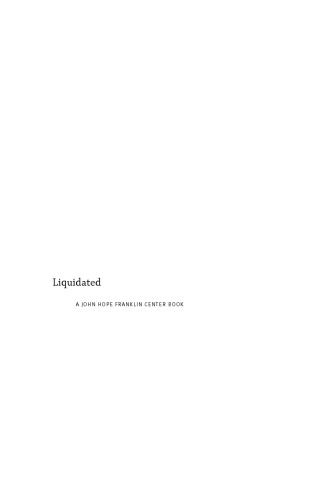 Liquidated: An Ethnography of Wall Street