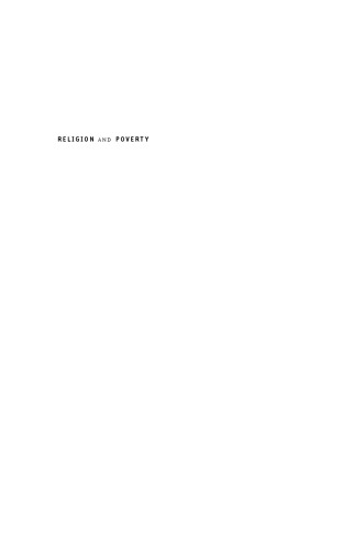 Religion and Poverty: Pan-African Perspectives