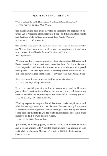 African Rhythms: The Autobiography of Randy Weston