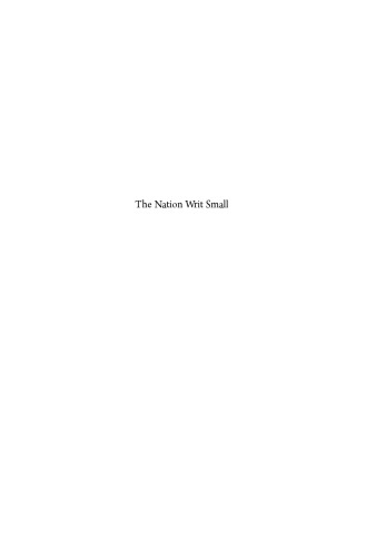 The Nation Writ Small: African Fictions and Feminisms, 1958–1988
