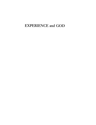 Experience and God