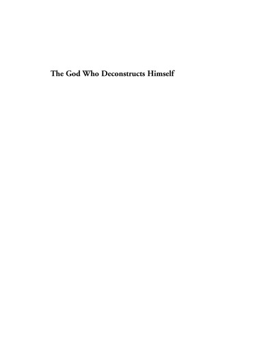 The God who deconstructs himself: sovereignty and subjectivity between Freud, Bataille, and Derrida
