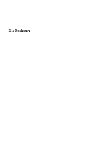 Dis-Enclosure: The Deconstruction of Christianity