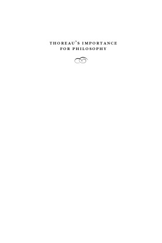 Thoreau's Importance for Philosophy