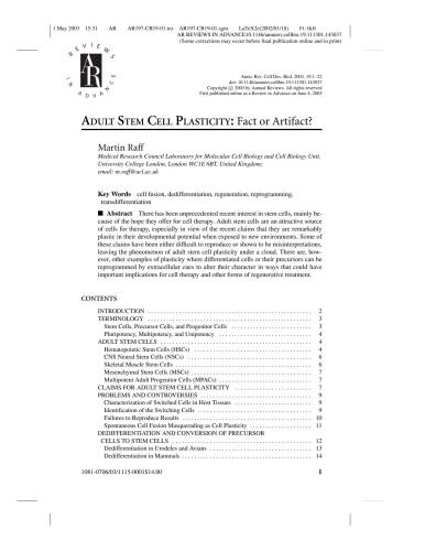 Annual Review of CD Biology, 2003
