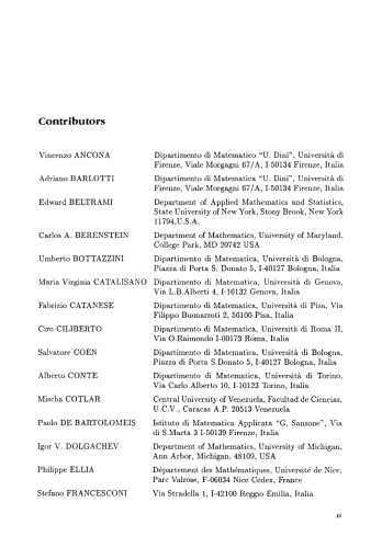 Geometry and Complex Variables