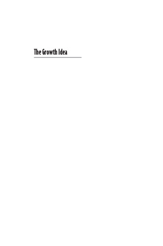 The Growth Idea: Purpose and Prosperity in Postwar Japan