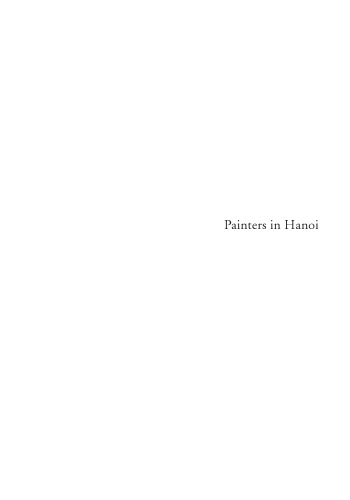 Painters in Hanoi: An Ethnography of Vietnamese Art