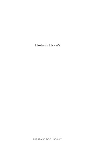 Haoles in Hawaii