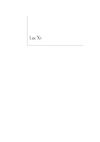 Lục Xì: Prostitution and Venereal Disease in Colonial Hanoi