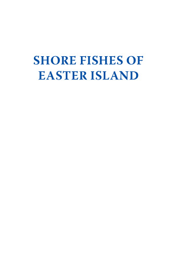 Shore Fishes of Easter Island