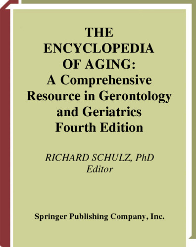 Encyclopedia of aging