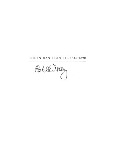 The Indian frontier, 1846-1890