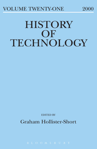 History of Technology Volume 21: Volume 21, 1999