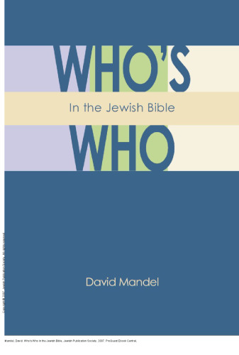 Who's Who in the Jewish Bible
