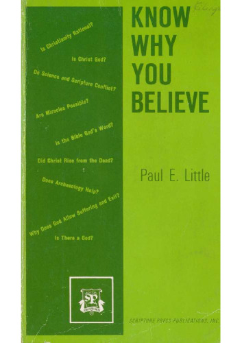 Know why you believe