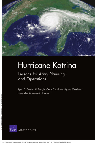 Hurricane Katrina : Lessons for Army Planning and Operations