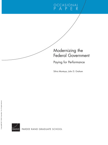 Modernizing the Federal Government: Paying for Performance