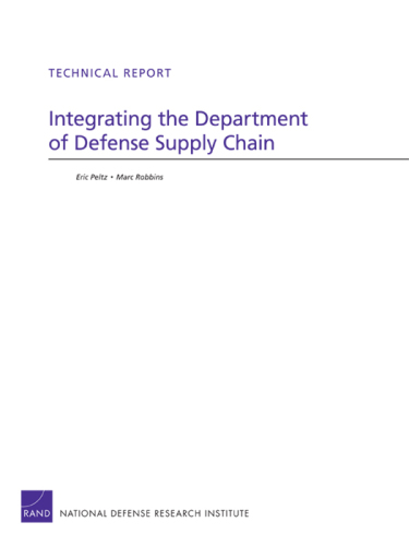 Integrating the Department of Defense Supply Chain