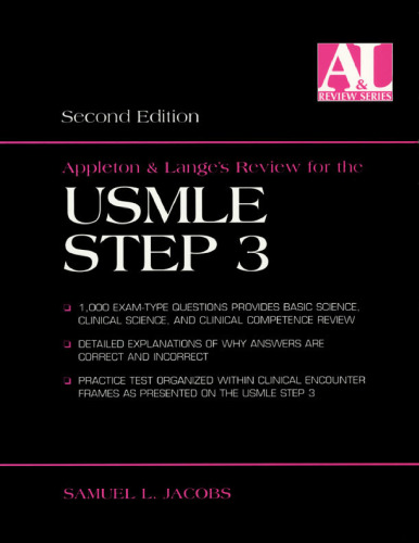 Appleton & Lange's Review for the USMLE Step 3