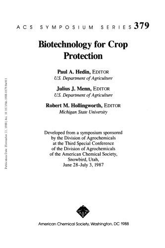 Biotechnology for Crop Protection