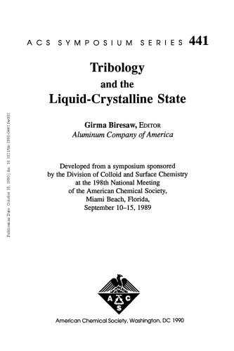 Tribology and the Liquid-Crystalline State