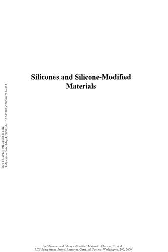 Silicones and Silicone-Modified Materials