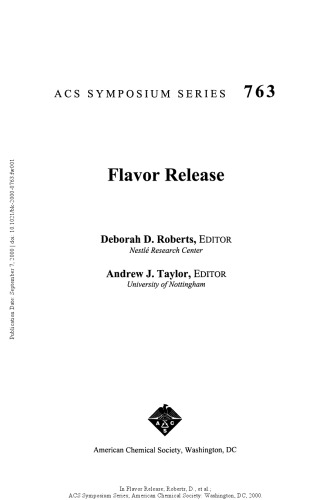 Flavor Release