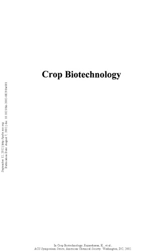Crop Biotechnology