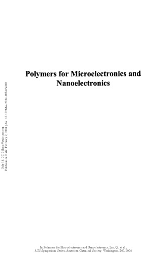 Polymers for Microelectronics and Nanoelectronics