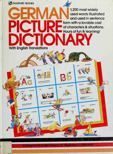 German Picture Dictionary with English Translations