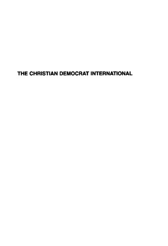 The Christian Democrat International