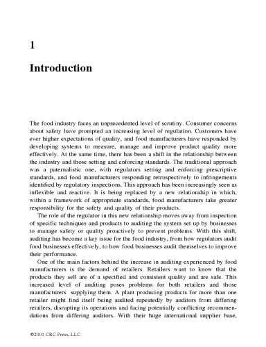 Auditing in the food Industry