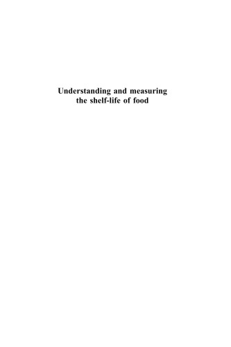 Understanding and Measuring the Shelf-Life of Food