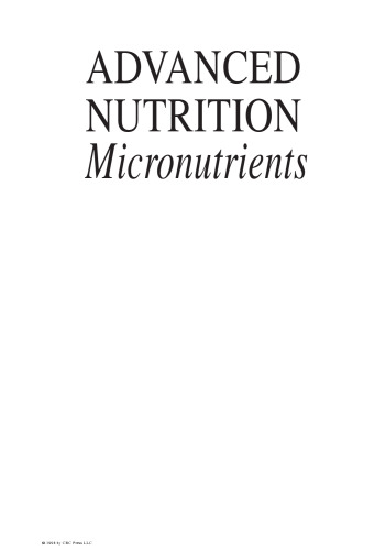 Advanced Nutrition