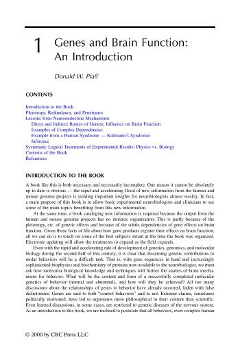 Genetic Influences on Neural and Behavioral Functions