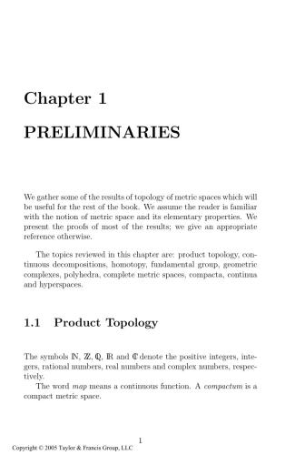 Topics on Continua