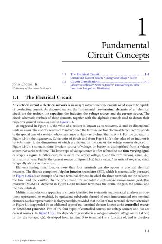 Circuit Analysis and Feedback Amplifier Theory